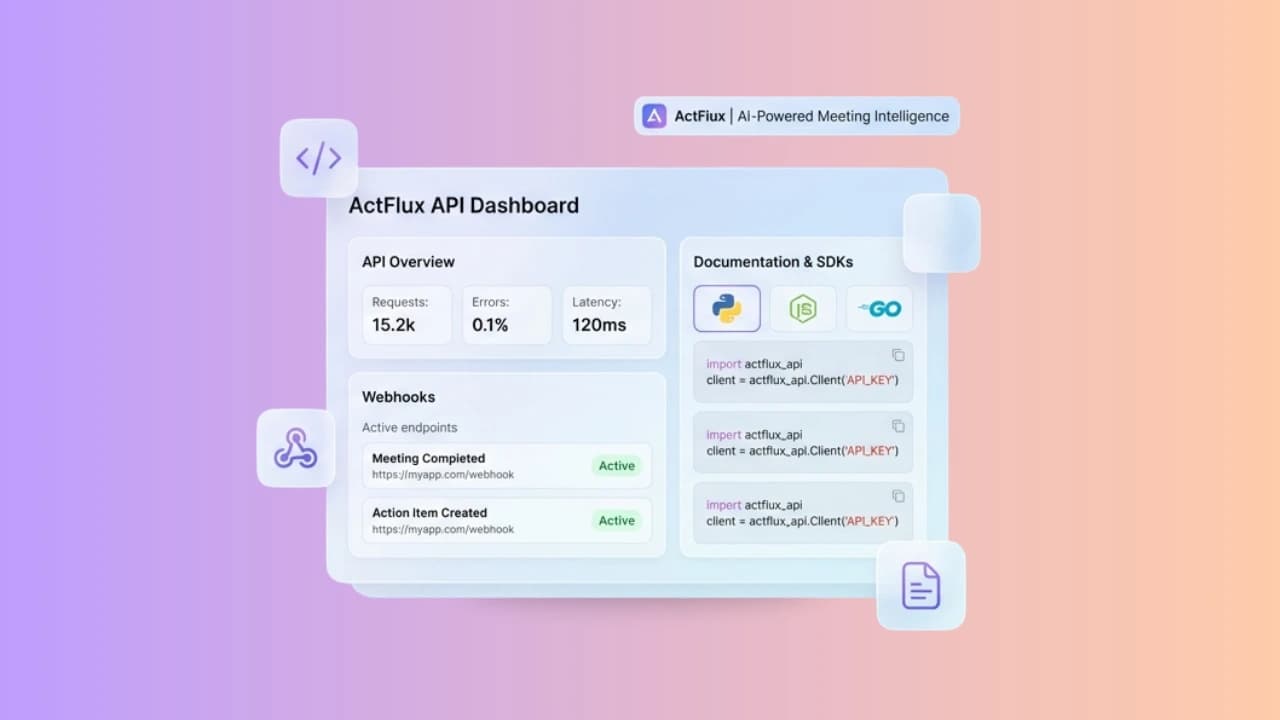 Developer API showcase