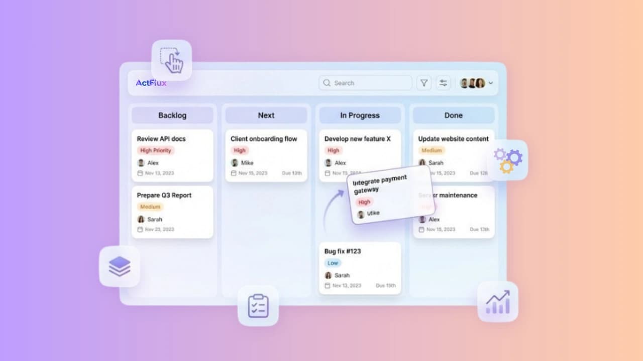 Visual Kanban Board showcase